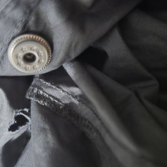 Rebecca Minkoff Jumpsuit Black Parachute Moto Biker Cotton Ripstop Flightsuit XS - Picture 11 of 16